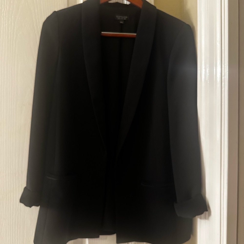 Topshop Black Blazer Professional Suit Jacket
